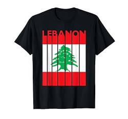 Libanesische Flagge Shirt Libanon Geschenk Vintage Libanon T-Shirt von Shirtbooth: Vintage Flag Shirts