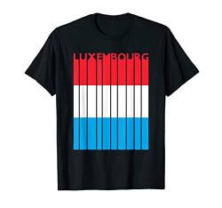 Luxemburgische Flagge Shirt Retro Geschenk Vintage Luxemburg T-Shirt von Shirtbooth: Vintage Flag Shirts
