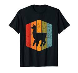 Lama Shirt Tier Vintage Lama Liebhaber Geschenk Retro Lama T-Shirt von Shirtbooth: Vintage Tees