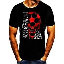 Bayern Fun Fußball Stadt Land T-Shirt (S, s) von Shirtbude