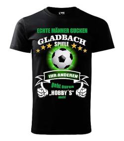 Gladbach Fussball Stadt T-Shirt (XL) von Shirtbude
