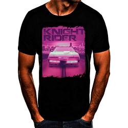 Knight Rider Lila KITT T-Shirt (5XL) von Shirtbude