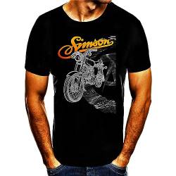 Simson DDR Geschichte Oldschool Moped T-Shirt (3XL) von Shirtbude