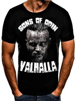 Sons of Odin Vikings Wikinger Valhalla Freizeit T-Shirt (3XL) von Shirtbude