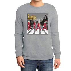 Christmas Sweater - The Santas Sweatshirt Large Grau von Shirtgeil