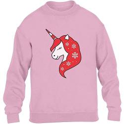 Einhorn Pullover Kinder Mädchen Kleidung Kinder Pullover Sweatshirt 152 Light Pink von Shirtgeil