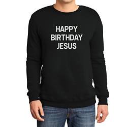 Happy Birthday Jesus Schwarz Small Sweatshirt - Mode für Weihnachten von Shirtgeil