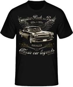 American Classic Cars Eldorado Deville Hot Rod RocknRoll Rockabilly T-Shirt (XL, 58 Deville RNR) von Shirtmatic