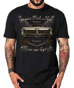 American Classic car Shirt Oldtimer Vintage Hot Rod RocknRoll Rockabilly T-Shirts (L, 65 Pontiac Catalina) von Shirtmatic
