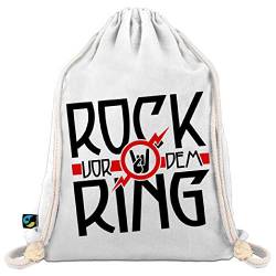 JGA Turnbeutel/Gym Bag für den JGA Rock vor dem Ring von Shirtoo