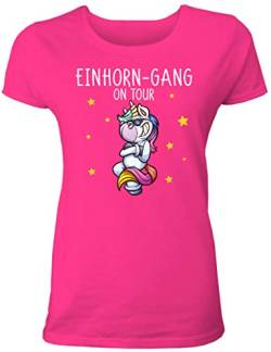 Junggesellinnenabschied T-Shirt Einhorn-Gang on Tour von Shirtoo
