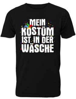 Lustiges T-Shirt für Männer als Verkleidung zu Fasching/Karneval – Mein Kostüm ist in der Wäsche von Shirtoo