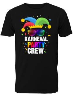 Lustiges T-Shirt für Männer und Frauen als Verkleidung oder Kostüm zum Fasching und Karneval - Karneval Party Crew von Shirtoo