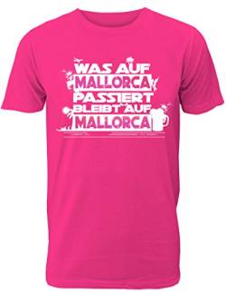 Mallorca T-Shirt Herren - was auf Mallorca passiert bleibt auf Mallorca von Shirtoo