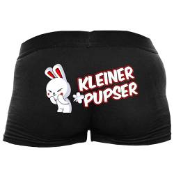 Shirtoo Lustige Herren-Boxershorts mit Spruch Kleiner Pupser Männer zum Geburtstag, Valentinstag, zu Weihnachten oder Nikolaus von Shirtoo