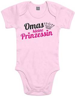 Shirtoo Supersüßer Baby Body Strampler Omas kleine Prinzessin für Mädchen als Geschenk zur Geburt/Erstausstattung von Shirtoo