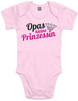 Shirtoo Supersüßer Baby Body Strampler Opas kleine Prinzessin für Mädchen als Geschenk zur Geburt/Erstausstattung von Shirtoo