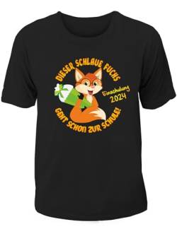 T-Shirt Einschulung/Schulanfang: Dieser schlaue Fuchs geht Schon zur Schule von Shirtoo