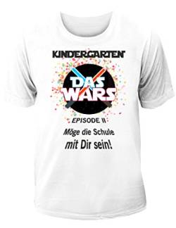 T-Shirt Einschulung/Schulanfang: Kindergarten Das Wars - Möge die Schule mit Dir Sein von Shirtoo