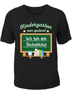 T-Shirt Einschulung/Schulanfang: Kindergarten war gestern - Ich Bin EIN Schulkind von Shirtoo