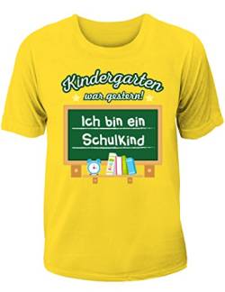 T-Shirt Einschulung/Schulanfang: Kindergarten war gestern - Ich Bin EIN Schulkind von Shirtoo