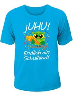 T-Shirt Einschulung/Schulanfang: jUHU Endlich EIN Schulkind von Shirtoo