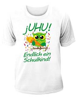 T-Shirt Einschulung/Schulanfang: jUHU Endlich EIN Schulkind von Shirtoo