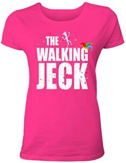 The Walking Jeck T-Shirt für Karneval & Fasching - Lustiges Frauen/Damen Shirt von Shirtoo