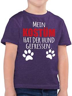 Kinder T-Shirt Jungen - Karneval & Fasching - Mein Kostüm hat der Hund gefressen - Dog Hundekostüm Faschingskostüme - 152 (12/13 Jahre) - Lila Meliert - strassenkarneval Tshirt karmeval t-Shirts von Shirtracer