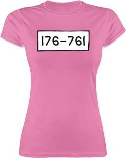 Shirt Damen - Karneval & Fasching - Panzerknacker Nummern - L - Rosa - köln Karneval+Fasching Tshirt &Fasching Shirts lustiges Partner t t-Shirt Outfit faschingst-Shirt „Karneval“ von Shirtracer