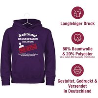 Shirtracer Hoodie Achtung Hausaufgaben Allergie Einschulung Mädchen von Shirtracer