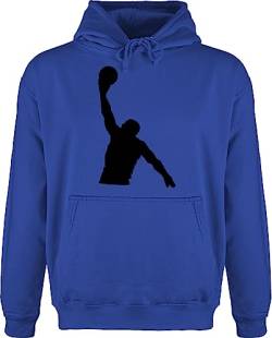 Shirtracer Hoodie Herren Pullover Männer - Basketball Trikot Ersatz Training - Basketballer Wurf - XXL - Royalblau - korbball Hoody Pulli Fun-Sweatshirts jh001 Kapuzenpullover Fun-Kapuzenpullover von Shirtracer