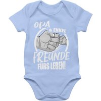 Shirtracer Shirtbody Opa & Enkel Freunde fürs Leben! Partner-Look Familie Baby von Shirtracer