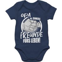 Shirtracer Shirtbody Opa & Enkel Freunde fürs Leben! Partner-Look Familie Baby von Shirtracer