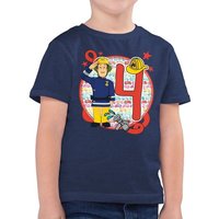 Shirtracer T-Shirt 4. Geburtstag Feuerwehrmann Sam Jungen von Shirtracer