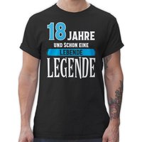 Shirtracer T-Shirt Achtzehnter Legende 18. Geburtstag von Shirtracer