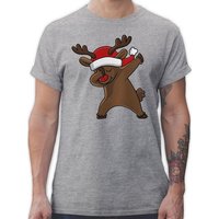 Shirtracer T-Shirt Dabbing Weihnachtsreh Weihachten Kleidung von Shirtracer