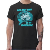 Shirtracer T-Shirt Der Arzt sagt es is unheilbar Traktor Traktor von Shirtracer