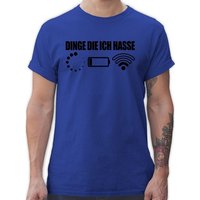 Shirtracer T-Shirt Dinge die ich hasse - schwarz Nerd Geschenke von Shirtracer