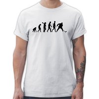 Shirtracer T-Shirt Eishockey Evolution Evolution Outfit von Shirtracer