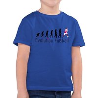 Shirtracer T-Shirt Evolution Fußball (1-tlg) Evolution Kinder von Shirtracer