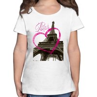 Shirtracer T-Shirt I love Paris Kinder Länder Wappen von Shirtracer