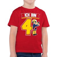 Shirtracer T-Shirt Ich bin 4 - Sam Feuerwehrmann Sam Jungen von Shirtracer