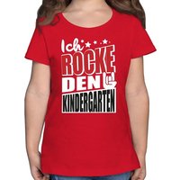 Shirtracer T-Shirt Ich rocke den Kindergarten Hallo Kindergarten von Shirtracer