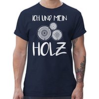 Shirtracer T-Shirt Ich und mein Holz Sprüche Statement mit Spruch von Shirtracer