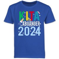 Shirtracer T-Shirt Kita Abgänger 2024 II Einschulung Junge Schulanfang Geschenke von Shirtracer