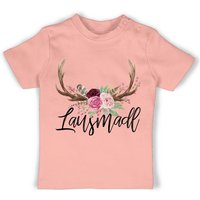 Shirtracer T-Shirt Lausmadl Hirschgeweih Mode für Oktoberfest Baby Outfit von Shirtracer