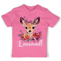 Shirtracer T-Shirt Lausmadl Lausmadel Lausdrindl Lausmädchen Mode für Oktoberfest Baby Outfit von Shirtracer