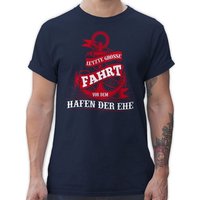 Shirtracer T-Shirt Letzte große Fahrt vor dem Hafen der Ehe JGA Männer von Shirtracer