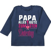 Shirtracer T-Shirt Papa alles Guten zum 1sten Vatertag fuchsia Geschenk Vatertag Baby von Shirtracer